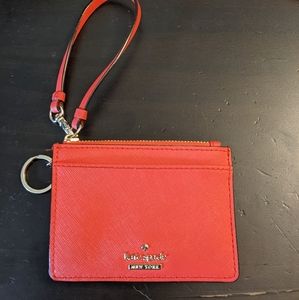 LIKE NEW KATE SPADE card and coin wristlet